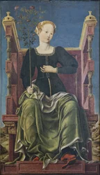 The Muse Erato, ca 1455
