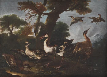 Landscape with Birds