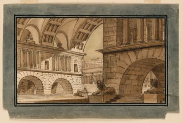 Stage Design, Group of Temple Buildings