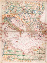 Map of the Central Mediterranean