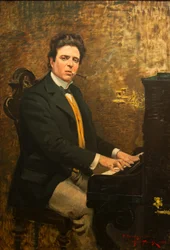 Portrait of the Composer Pietro Mascagni, 1899