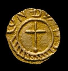Crondall coin no. 59, Anglo-Saxon Coin from the Crondall Hoard, Crondall, Hampshire