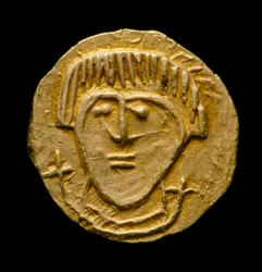 Crondall Coin No. 59, Anglo-Saxon Coin from the Crondall Hoard, Crondall, Hampshire