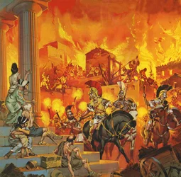 Alexander the Great Suppressing a Rebellion in Greece