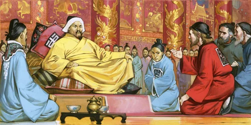 Marco Polo at the Court of Kublai Khan