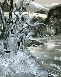 The Painted Pebble people fishing