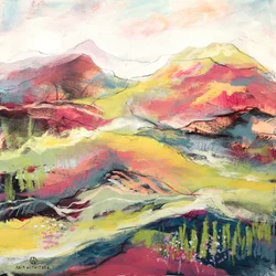 Colorful Abstract Mountains