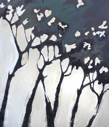 Abstract Winter Trees