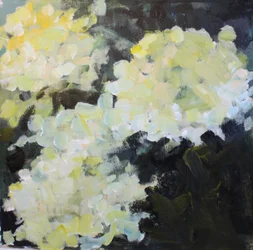 Painterly Yellow Blossoms