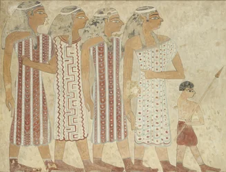 Copy of Wall Painting, Private Tomb 3 of Khnumhotpe III, Beni Hasan