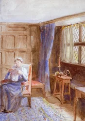 Woman Reading a Letter
