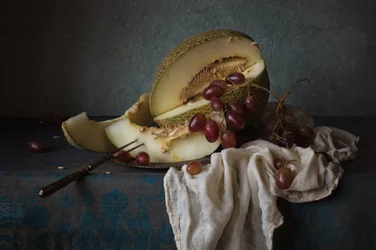 Dark Fruit Still Life