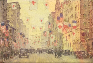 Fifth Avenue in the Armistice Winter