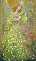 Reason and Mercy (diptych), left panel