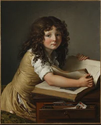 Benoît Agnès Trioson with a Book