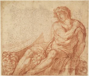 Ignudo from the Galleria Farnese