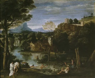 Landscape with River and Bathers