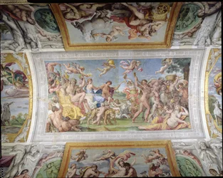 Galleria di Carracci, Triumph of Bacchus and Ariadne (detail)