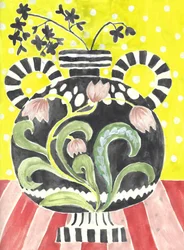 Bold Floral Still Life
