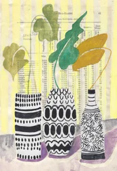 Eclectic Patterned Vases