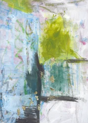 Modern Abstract Gold Flow