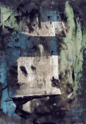 Modern Blue Green Layers