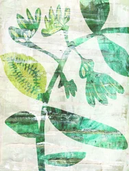 Textured Green Botanicals