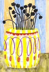 Whimsical Vase Flowers