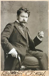 Portrait of the conductor Arthur Nikisch (1855-1922)