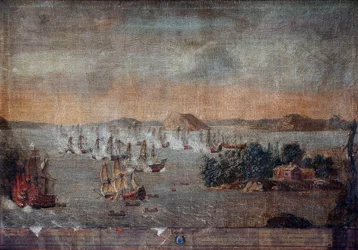 The Battle of Hogland on 22 July 1713