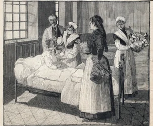 Distribution of toys to public welfare children on New Year