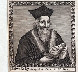 Edward Kelley or Edward Talbot (1555-1597) (Anonymous Engraving)