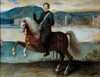 Equestrian Portrait of Henri IV in Front of Paris
