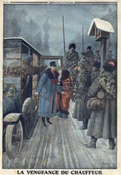First World War 1914-1918. Denounced by his driver who wanted to avenge his ill-treatment, Austrian General Skarbonovich is taken prisoner in a Russian camp - In 