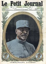 First World War 1914-1918. Portrait of General Joseph Alfred Micheler (1861-1931) in Le Petit Journal, on 8/10/1916