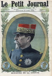 First World War 1914-1918. Portrait of General Pierre Auguste Roques (1856-1920). In Le Petite Journal, on 04/23/1916. Private Collection