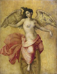 Fortuna on a wheel