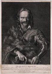 Francis II Rakoczi (1676-1735) - Anonymous - 1704 - Etching - Private Collection