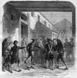 French Revolution - Cecilie Renaud is arrested near Robespierre