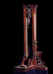 French Revolution: model of the guillotine