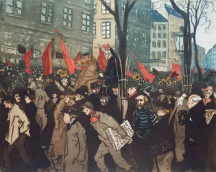Funeral of Clemence Louise Michel, January 22