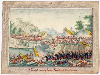 Russo-Turkish War of 1828-1829 - The Battle on the river Kamchik on 15th October 1828