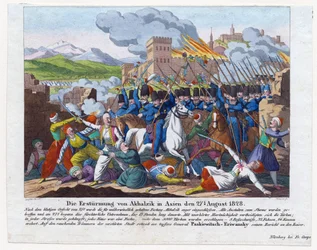 The Storming of the Akhaltsikhe Fortress (Chateau Rabat) on August 27