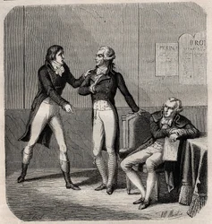 Maximilien Robespierre - Louis de Saint Just