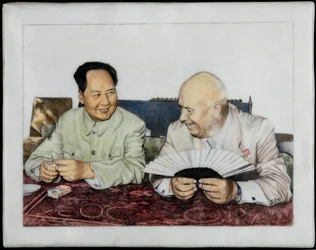 Nikita Khrushchev and Mao Zedong