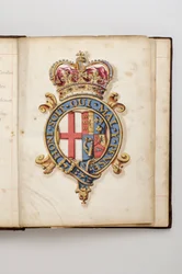 Order of the Garter: Book of Statutes that Belonged to Charles Fitzroy, Duke of Grafton (Watercolour Manuscript, early 18th century)