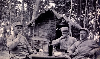 Photograph from a Personal Album of an Infantry Lieutenant During the First Months of the First World War
