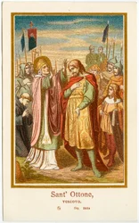 Pious image: Saint Othon I, Bishop of Bamberg