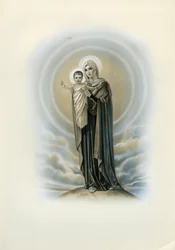 Pious Image: Virgin and Child