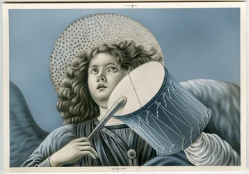 A musician angel